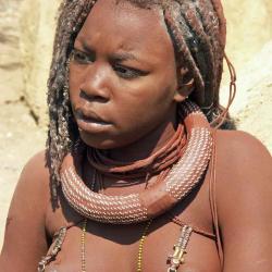 brown nude pretty pregnant tribal woman