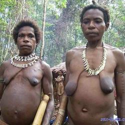 brown nude pretty pregnant tribal woman