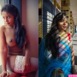 indian big boobs saree