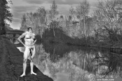 Free Images : male nude naked torso model man nudity reflection canal plant sky cloud tree flash photography People in nature black and white style natural landscape grass lake chest swimwear Barechested