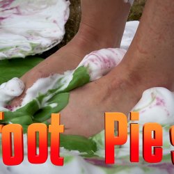 Messy Feet--Walking in Used Custard Pies