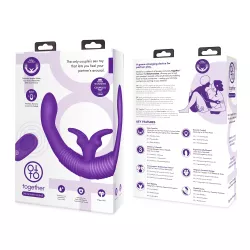 Together Remote Control Vibrating Rabbit Double Dildo